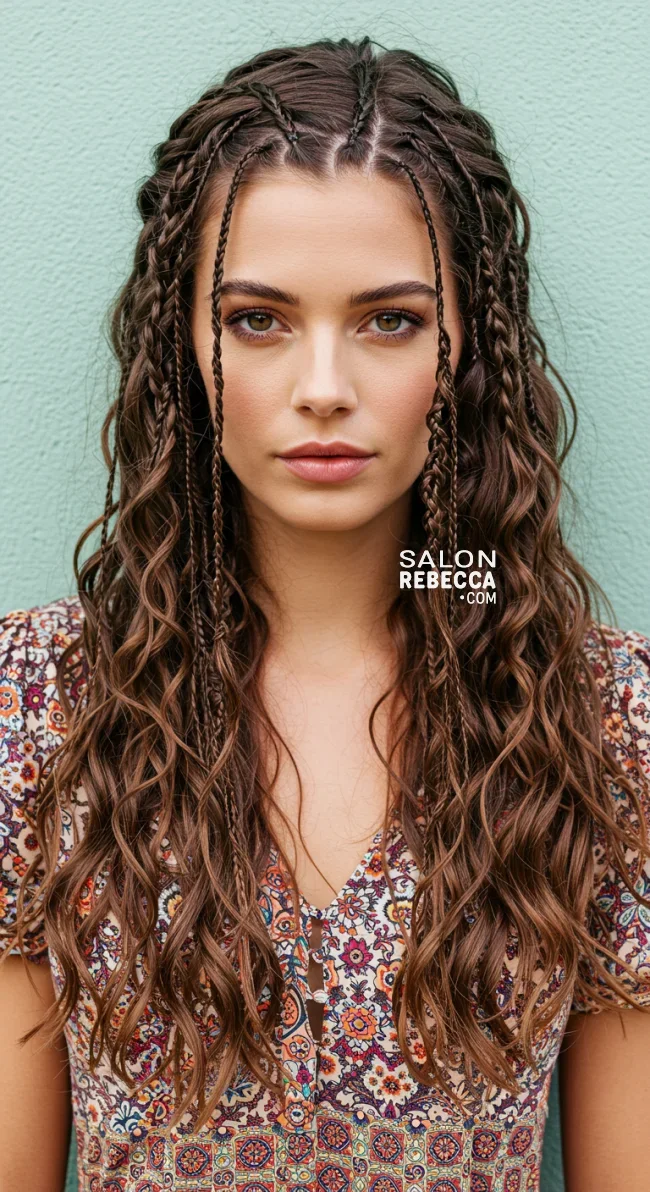 9. Boho Braids | Spring Hairstyles For Long Hair: Fresh Looks