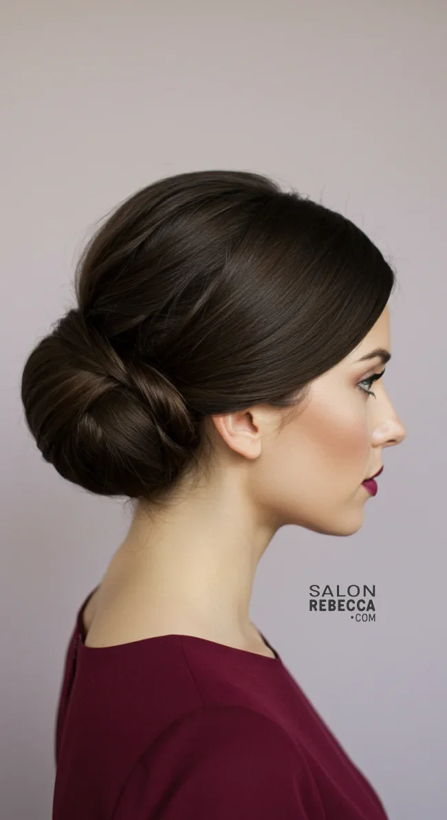 11. Twisted Low Bun | Spring Hairstyles For Long Hair: Fresh Looks