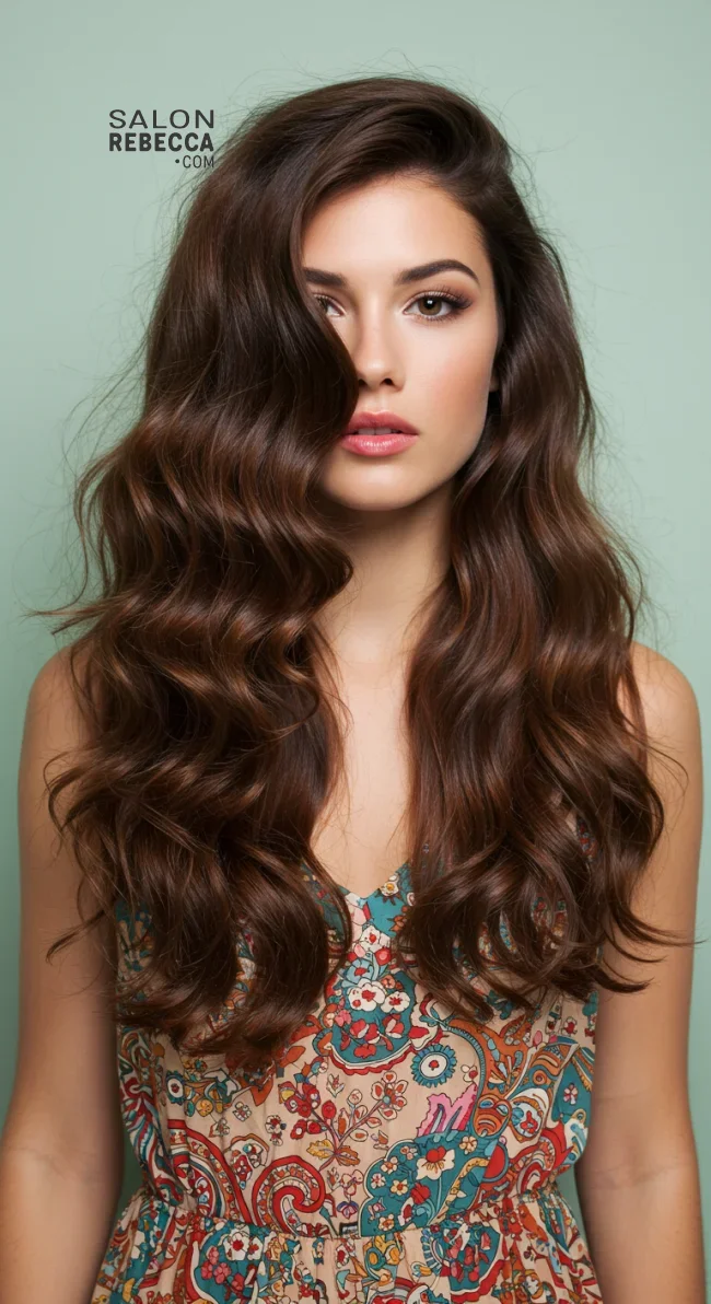 8. Side-Swept Loose Curls | Spring Hairstyles For Long Hair: Fresh Looks