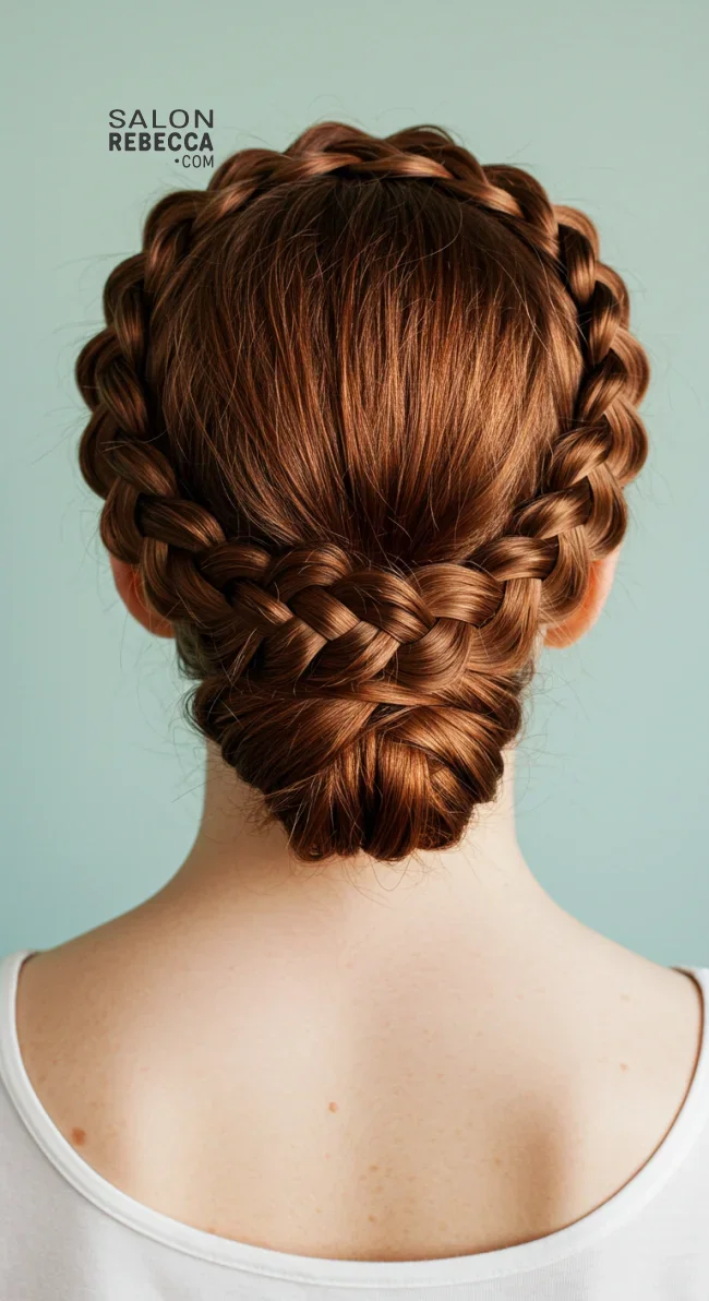 5. Dutch Crown Braid | 6 Easy Dutch Braid Hairstyles - Mastering On Style