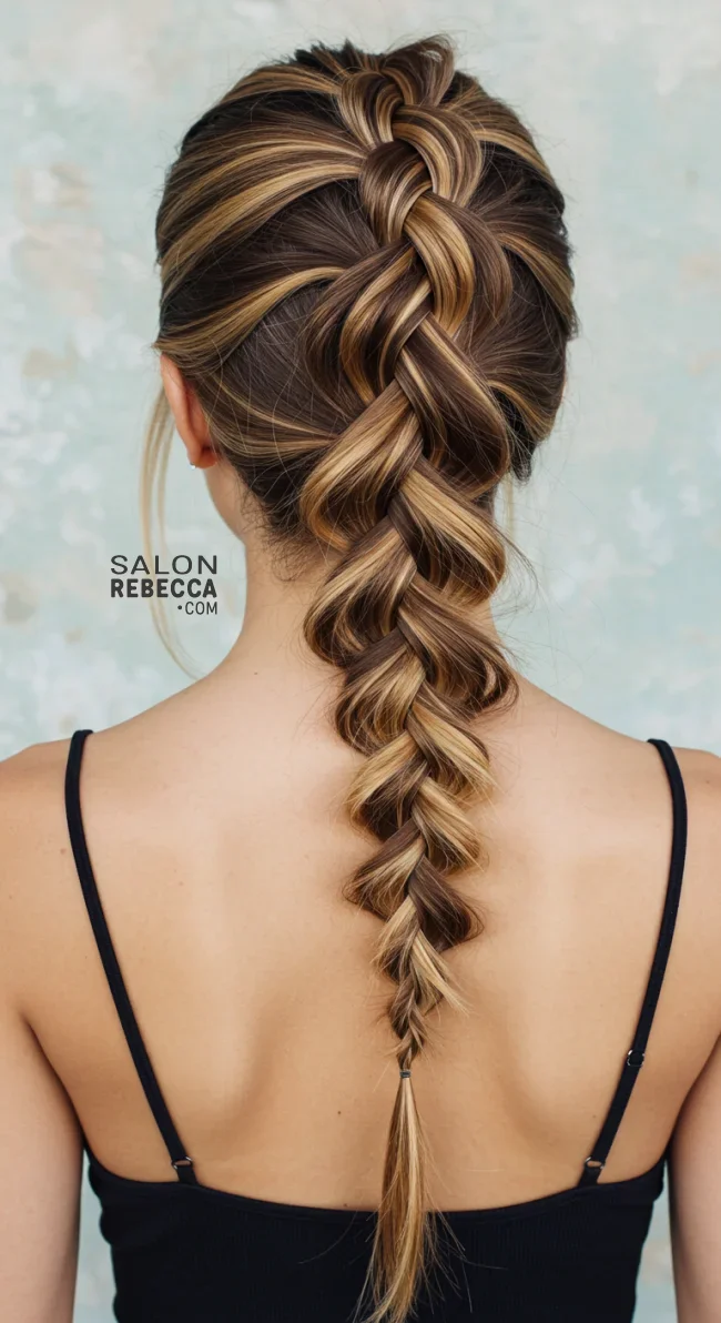 12. Fishtail Braid | Cappuccino Bronde Is The New Hair Color Trend
