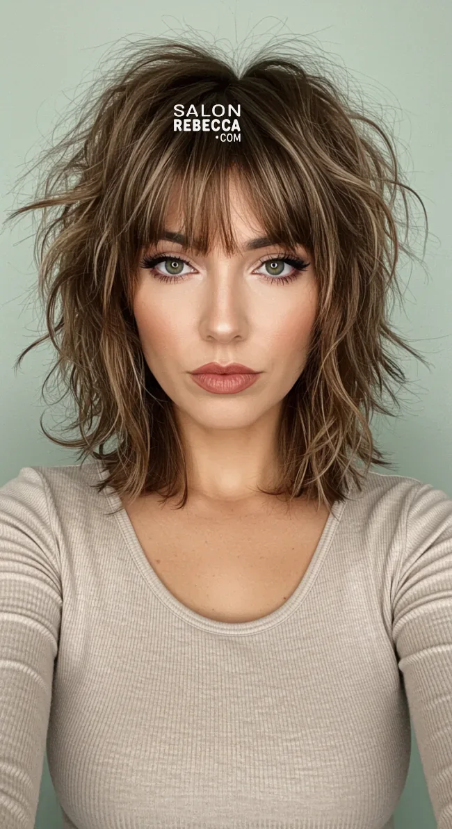 15. Retro Shag | Cappuccino Bronde Is The New Hair Color Trend