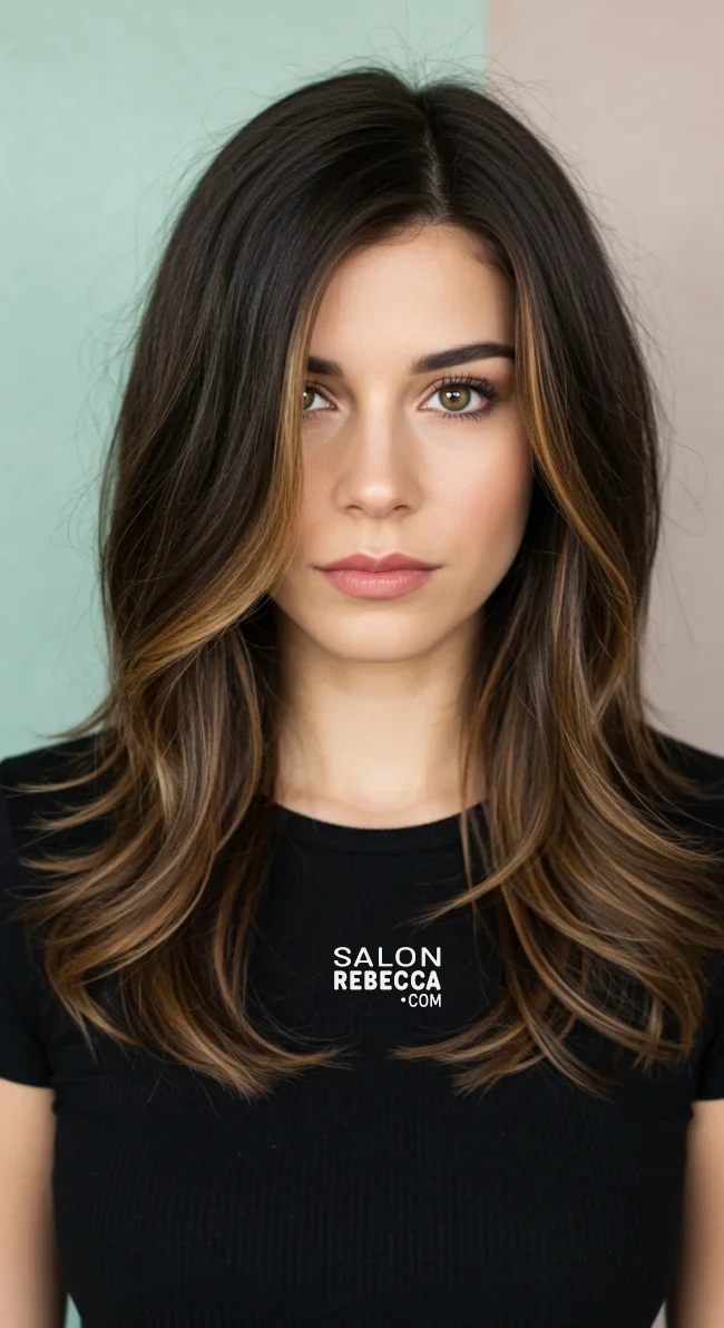 10. Layered Hair with Highlights | 15 Layered Haircuts Are Still The Best For Every Hair Length