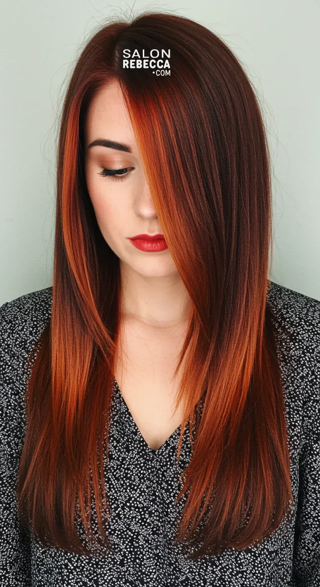 6. Rust Copper Balayage | Copper Balayage: All About Copper Balayage And How To Adopt It
