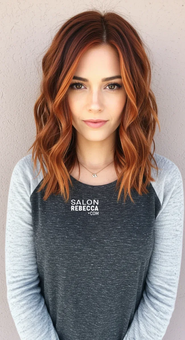 10. Copper and Cinnamon Balayage | Copper Balayage: All About Copper Balayage And How To Adopt It