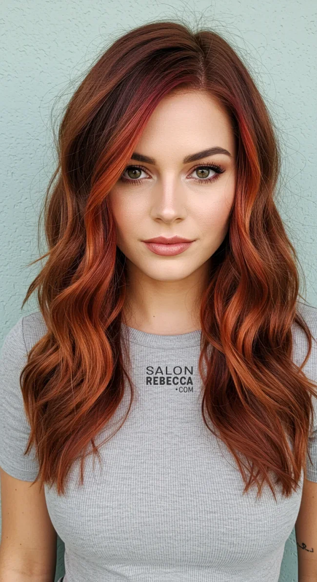 11. Sunset Copper Balayage | Copper Balayage: All About Copper Balayage And How To Adopt It