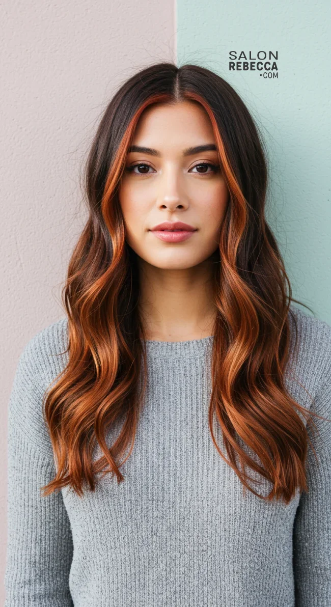 7. Subtle Copper Balayage | Copper Balayage: All About Copper Balayage And How To Adopt It