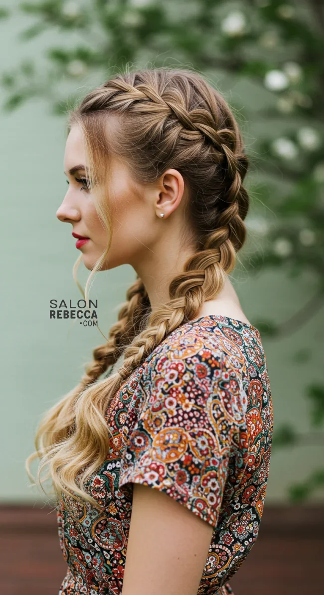6. Loose Bohemian Braids | 15 Unique Spring Hairstyles – Best Spring Trends