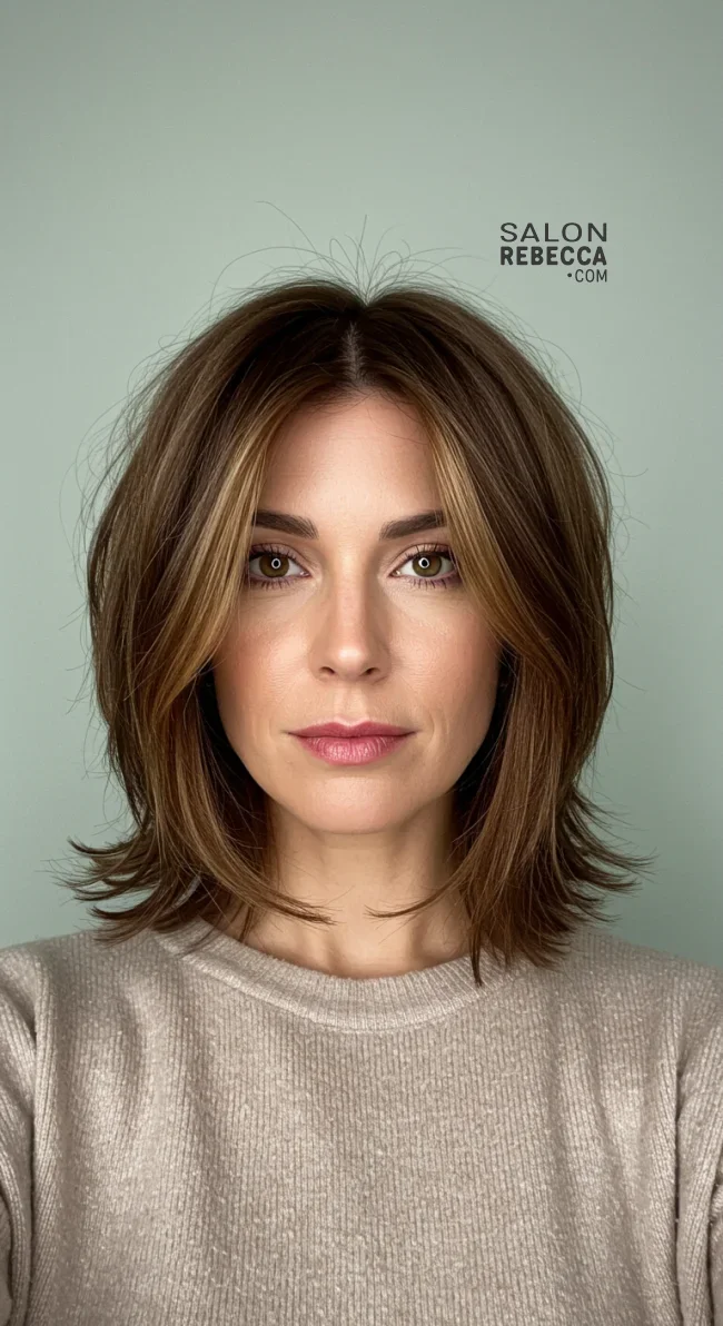 3. Layered Shoulder-Length Cut | 15 Trendy Hairstyles For Older Women To Spice Up Their Look