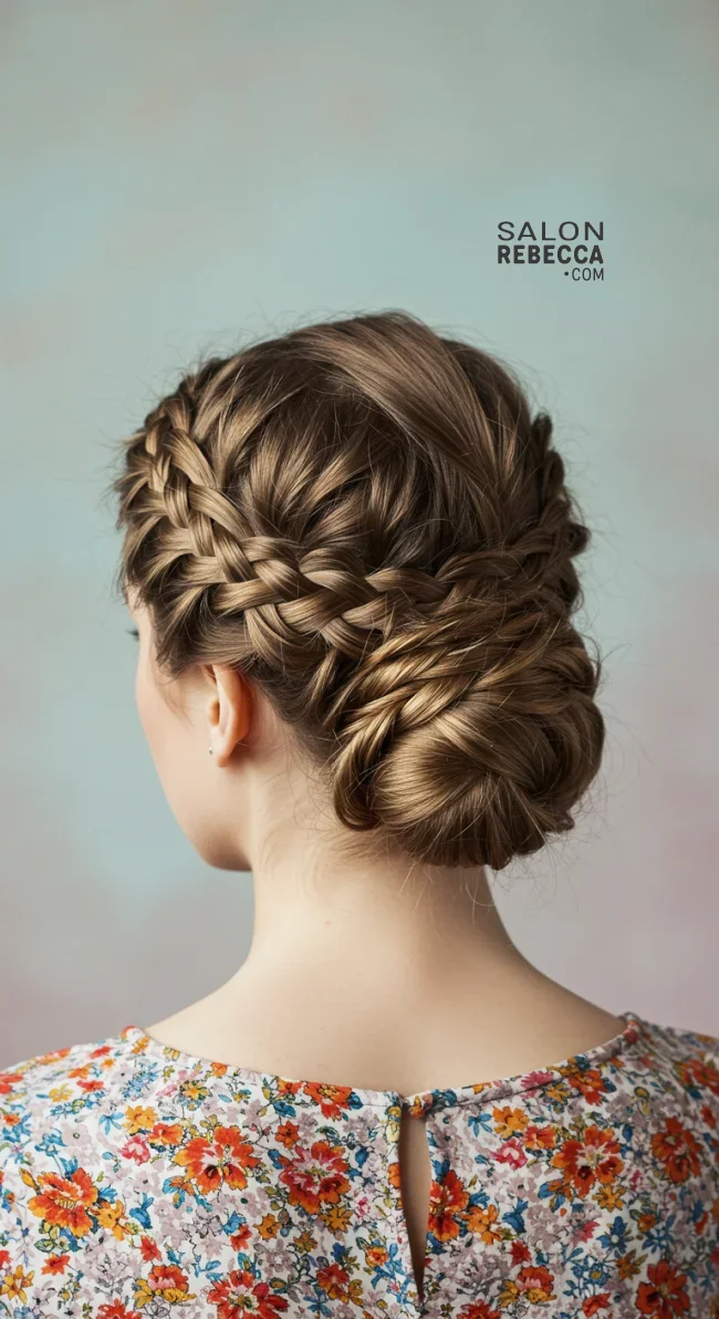15. Fishtail Braid Bun | Top 15 Modern Updo Hairstyles: Styling Tips And Trend Insights