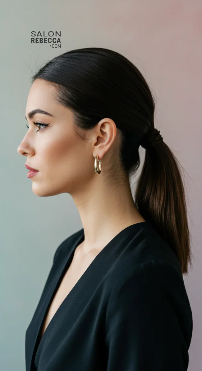 13. Sleek Low Ponytail | Top 15 Modern Updo Hairstyles: Styling Tips And Trend Insights