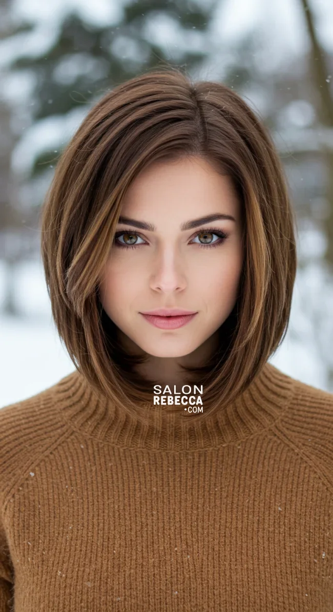 2. Layered Lob | 15 Winter Haircut Trends To Jump On Right Now