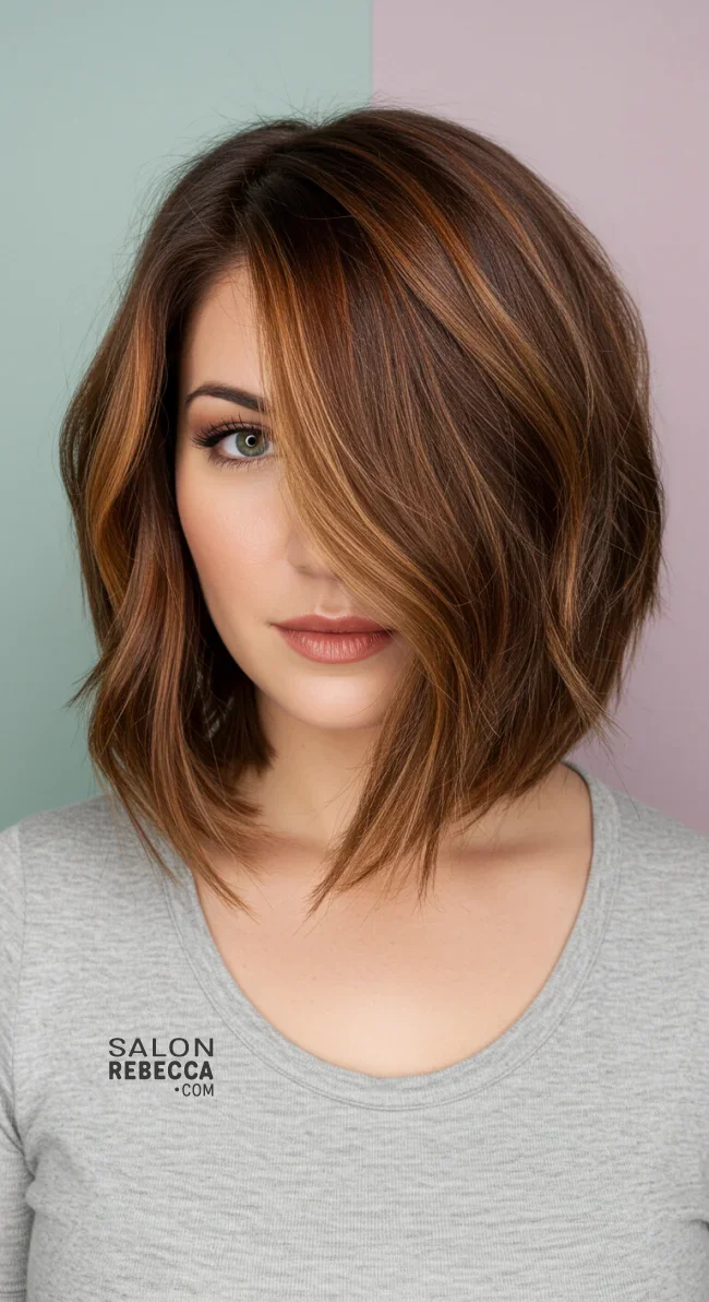 8. Chestnut and Caramel Blend | Unveiling The Allure Of Caramel Hairstyles - Sweeter Than Ever