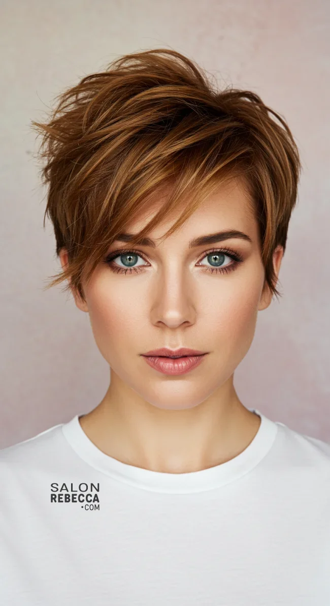 10. Warm Caramel Pixie Cut | Unveiling The Allure Of Caramel Hairstyles - Sweeter Than Ever