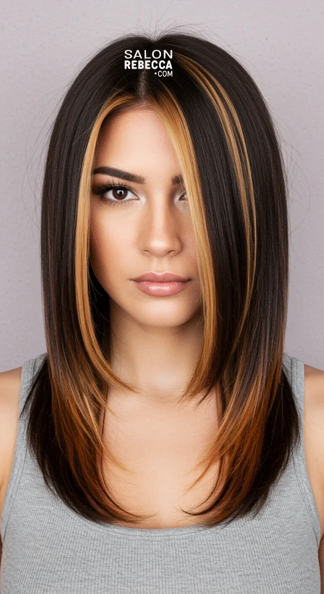 9. Caramel Money Piece Highlights | Unveiling The Allure Of Caramel Hairstyles - Sweeter Than Ever