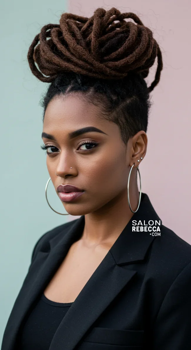 4. High-Top Dreadlocks | 10 Stylish Types Of Dreadlocks You Wish To Try