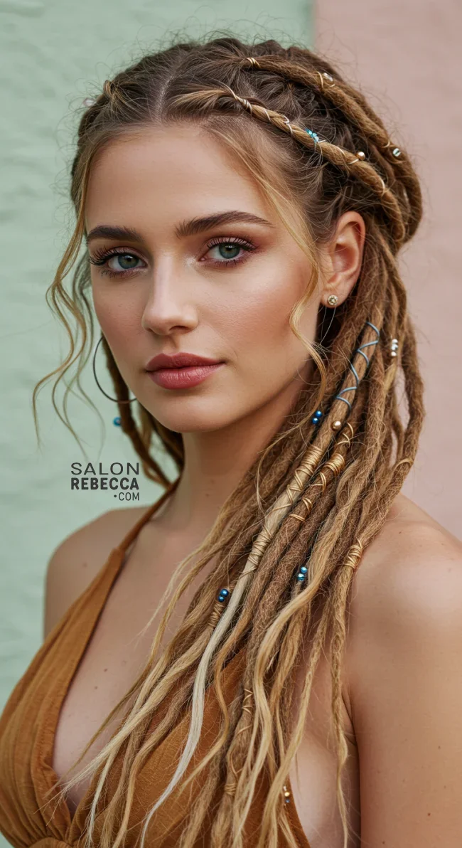 7. Bohemian Dreadlocks | 10 Stylish Types Of Dreadlocks You Wish To Try