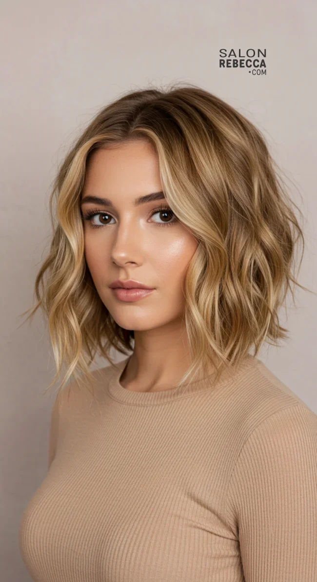 4. Wavy Laidback Bob | Laidback Bob: Short Square Hairstyle