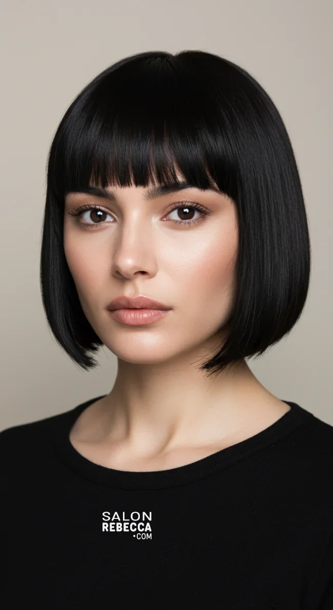 3. Blunt Cut Laidback Bob | Laidback Bob: Short Square Hairstyle
