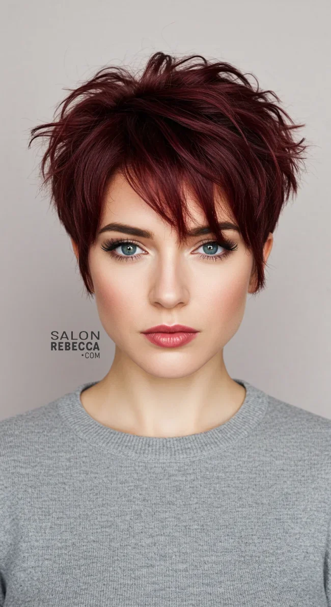 2. Choppy Long Pixie with Bangs | 7 Best Long Pixie Cuts: A Modern Take On The Classic Style