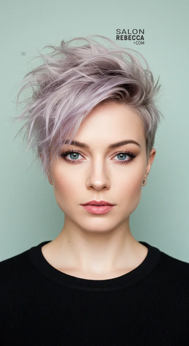 3. Textured Long Pixie with Undercut | 7 Best Long Pixie Cuts: A Modern Take On The Classic Style
