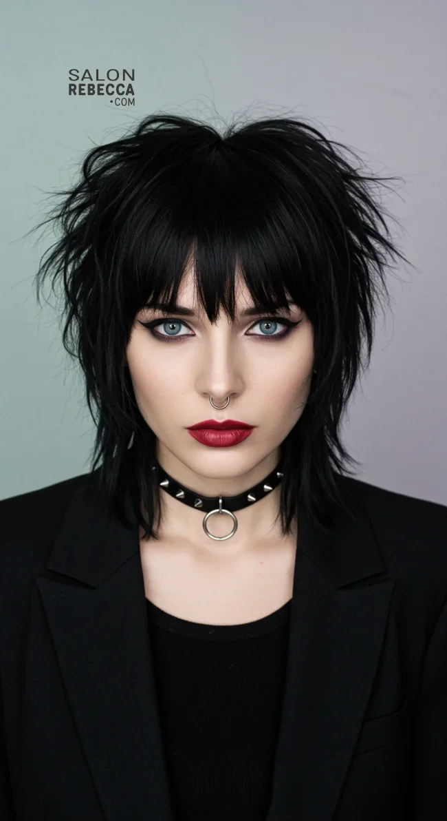 4. Choppy Mini Mullet | Mini Mullet Haircuts To Inspire Your Semi-Short Style