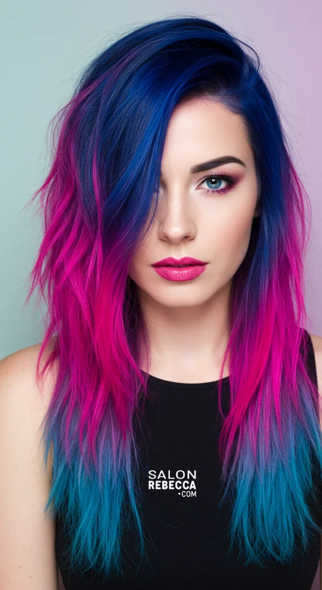 15. Deep Ombre with Vibrant Ends | Transform Your Look With Stunning Ombre Hairstyles