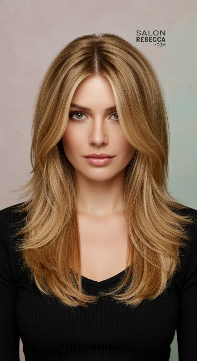 10. Honey Blonde Butterfly Layers | Hair Color Trends Of 2025: A Comprehensive Guide To On-Trend Shades And Styles