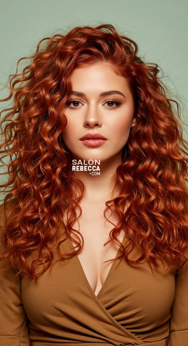 7. Sunset Copper Curls | Hair Color Trends Of 2025: A Comprehensive Guide To On-Trend Shades And Styles