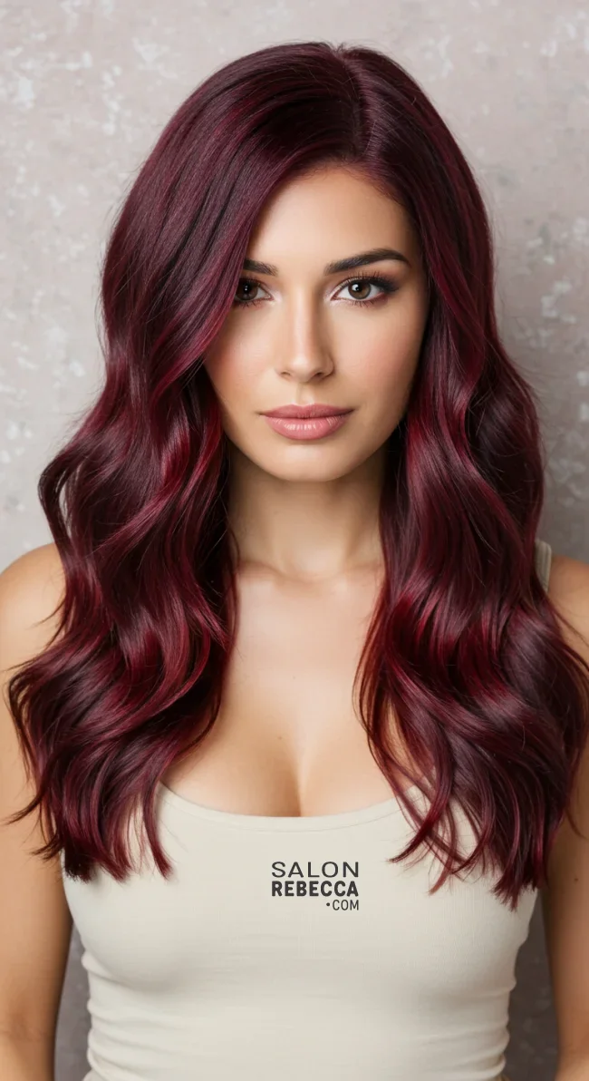9. Cherry Cola Waves | Hair Color Trends Of 2025: A Comprehensive Guide To On-Trend Shades And Styles