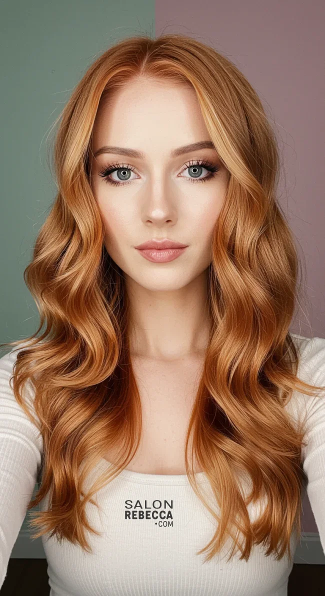15. Strawberry Blonde Soft Curls | Hair Color Trends Of 2025: A Comprehensive Guide To On-Trend Shades And Styles