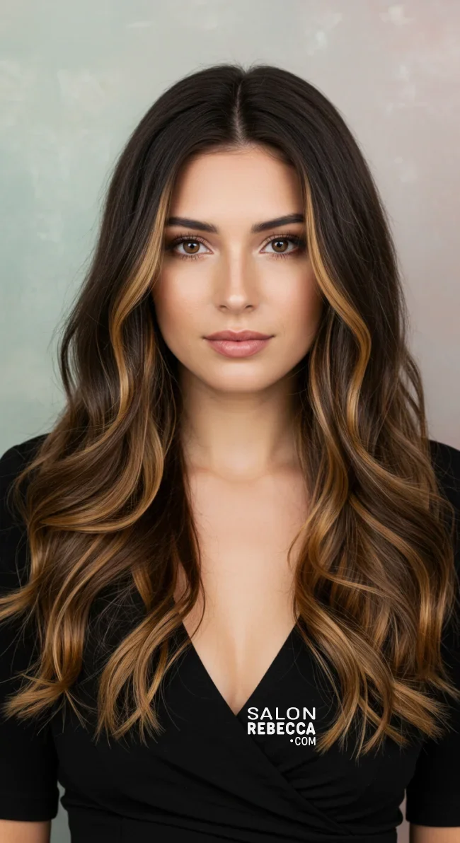 4. Espresso Brunette with Face-Framing Highlights | Hair Color Trends Of 2025: A Comprehensive Guide To On-Trend Shades And Styles