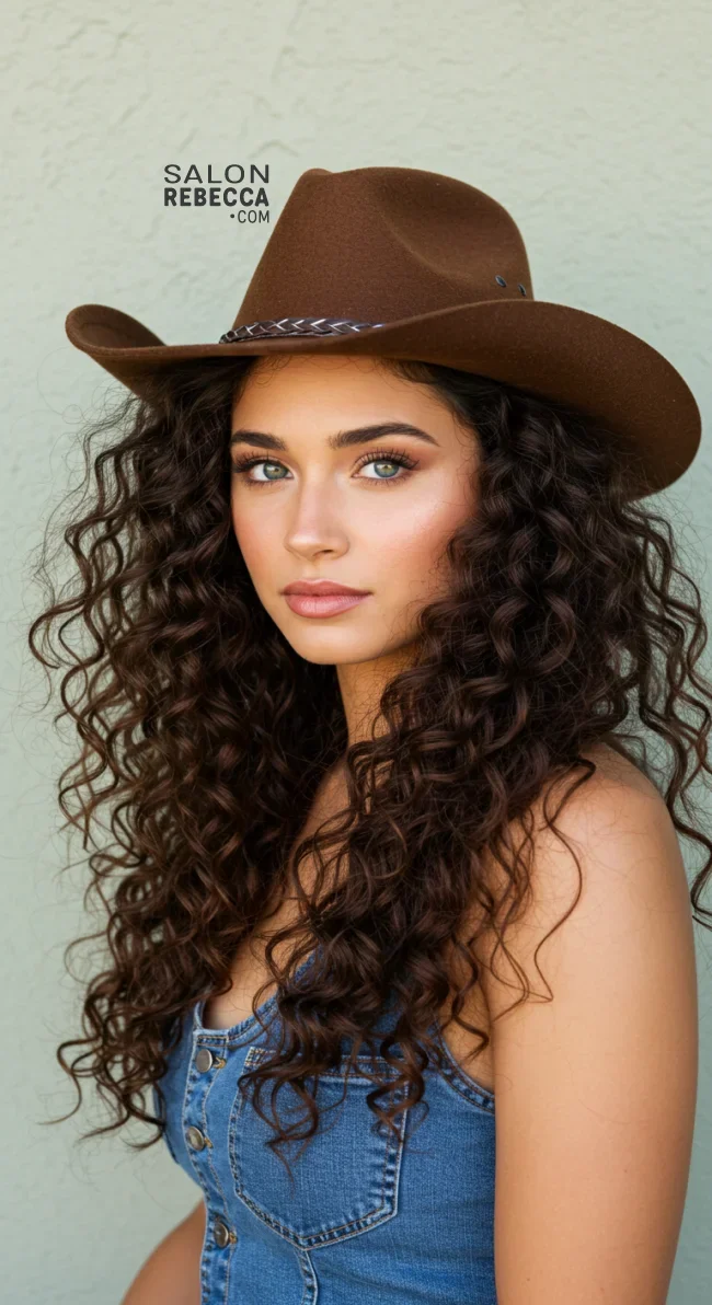 5. Cowgirl Curls | 8 Best Cowgirl Hairstyles: Top Western-Inspired Looks To Try