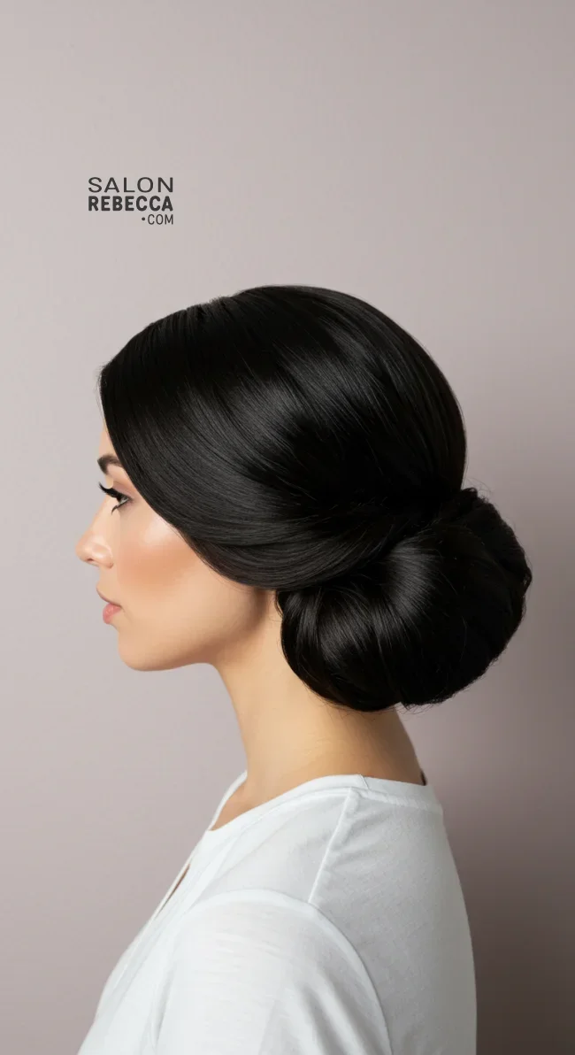 8. French Twist | Electrified Hair: 15 Helpful Hairstyles To Calm Down Your Frizzy Hair