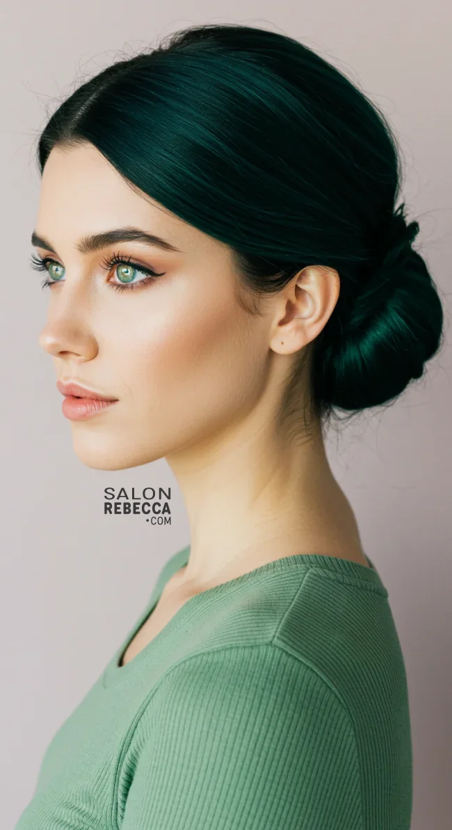 2. Low Bun | Electrified Hair: 15 Helpful Hairstyles To Calm Down Your Frizzy Hair