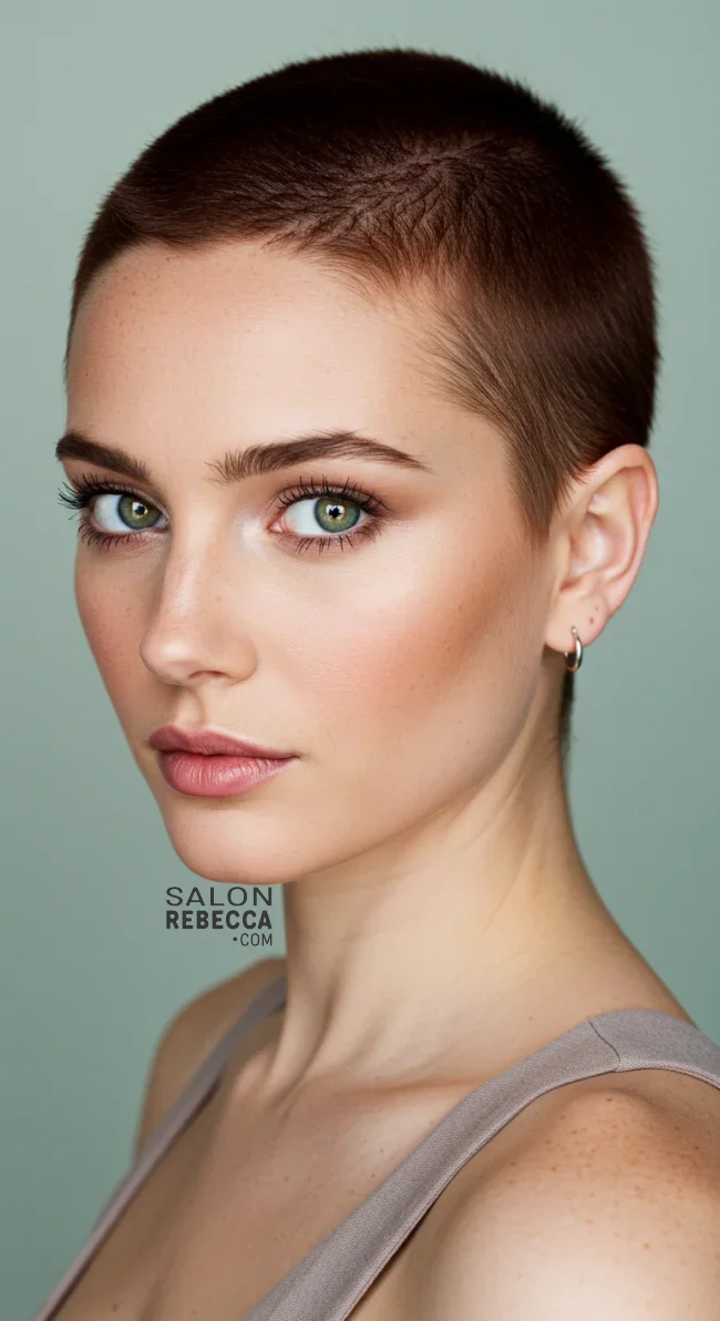 8. Buzz Cut | 15 Short Hairstyles That Define Sexy Sophistication In The Last Year