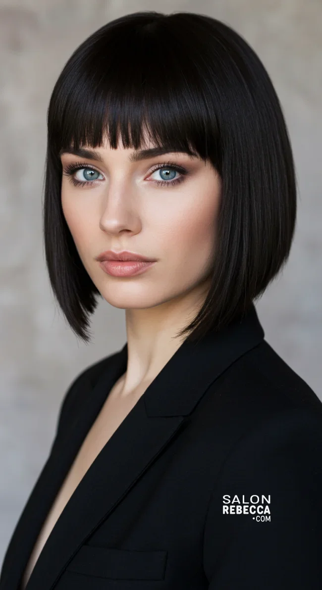 4. Blunt Razored Bob | 10 Fabulous Razored Bob Ideas To Give Your Hair A Modern Upgrade