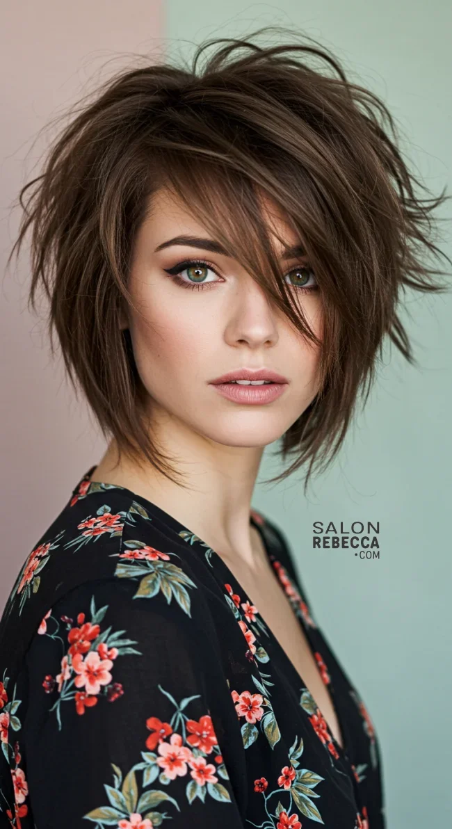 6. Shaggy Razored Bob | 10 Fabulous Razored Bob Ideas To Give Your Hair A Modern Upgrade