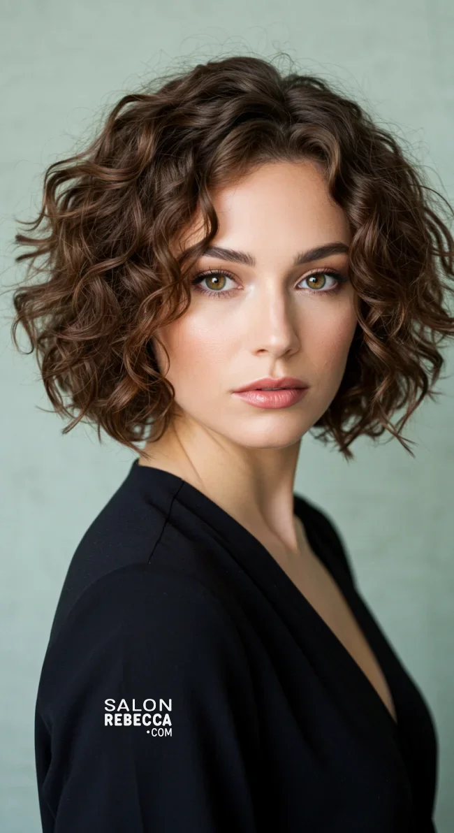 7. Curly Razored Bob | 10 Fabulous Razored Bob Ideas To Give Your Hair A Modern Upgrade