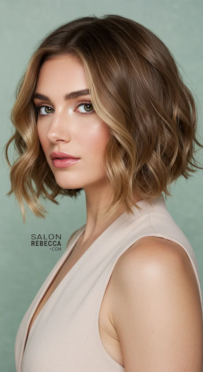 5. Wavy Razored Bob | 10 Fabulous Razored Bob Ideas To Give Your Hair A Modern Upgrade