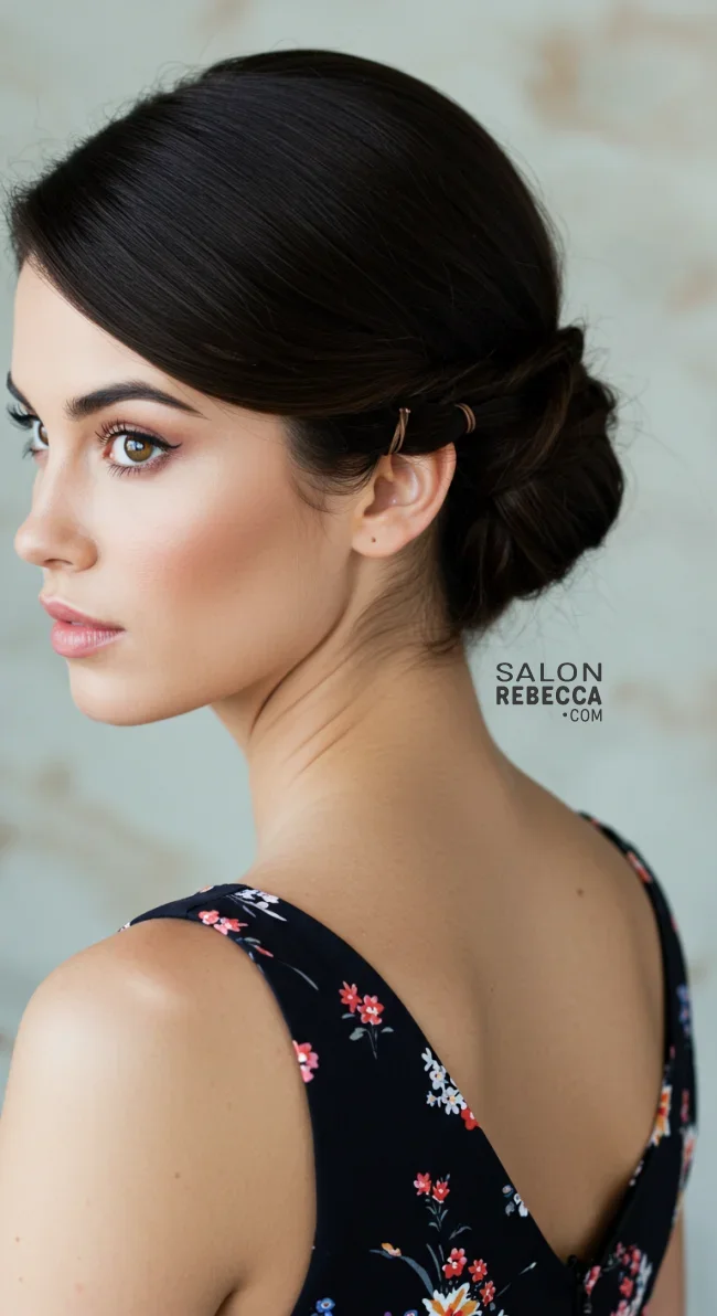 7. French Twist with Rubber Bands | 10 Quick And Cute Rubber Band Hairstyles For Every Occasion