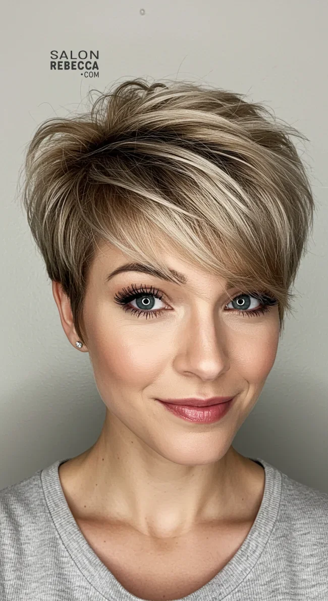 2. Textured Pixie Cut | Pixie Hairstyles For Trendsetting Elegance
