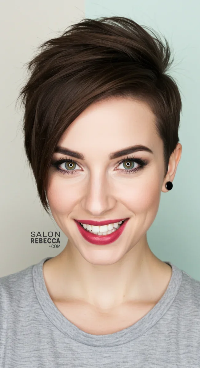 6. Asymmetrical Pixie | Pixie Hairstyles For Trendsetting Elegance