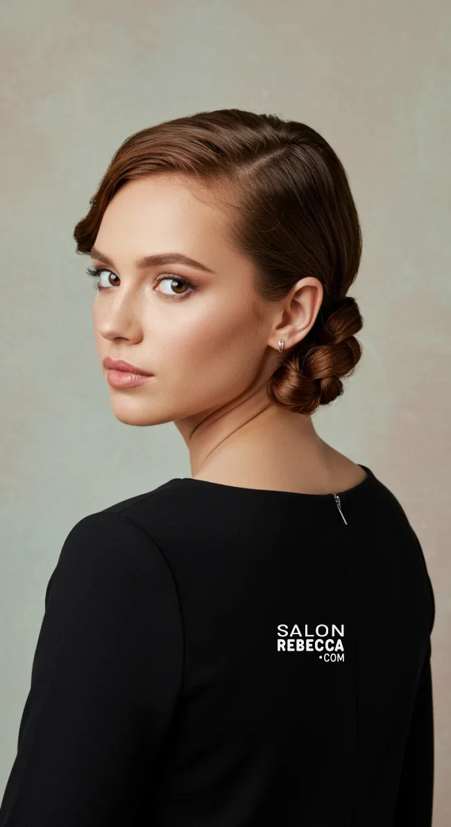 9. Twisted Ponytail | 10 Chic Short Hair Ponytail Ideas