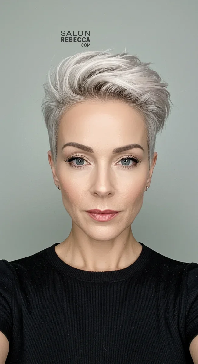 10. Undercut Pixie | Trending Short Hairstyles For Women Over 50 (2025)