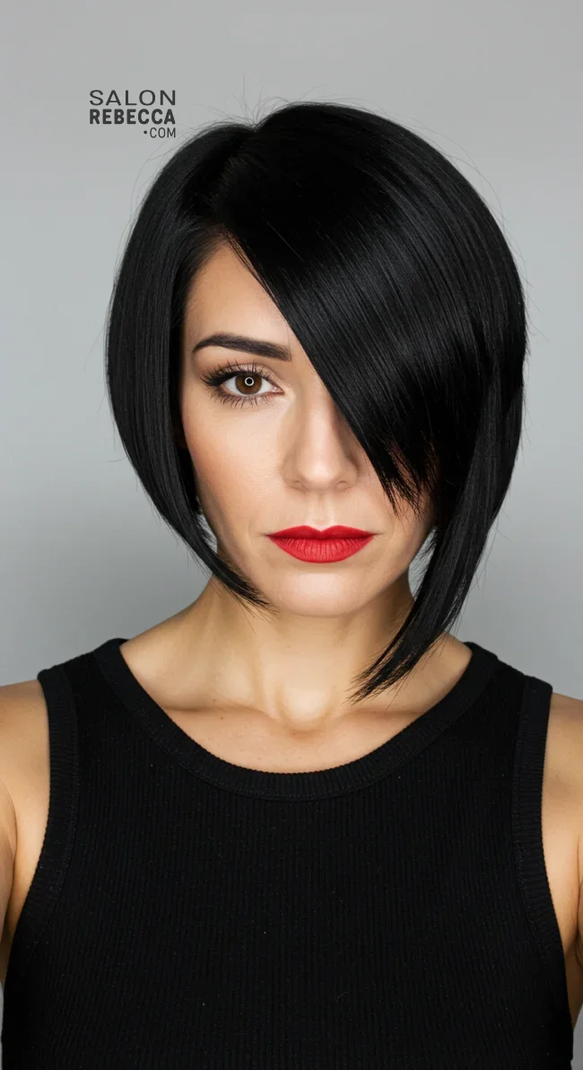 5. Asymmetrical Bob | Trending Short Hairstyles For Women Over 50 (2025)