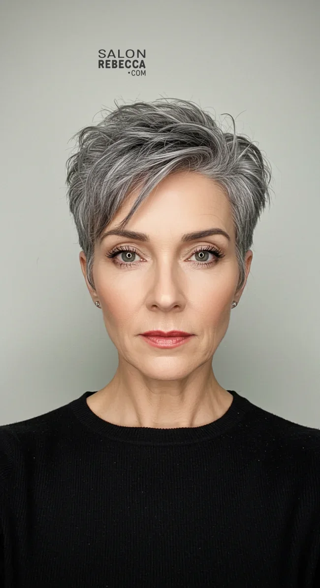 4. Textured Crop | Trending Short Hairstyles For Women Over 50 (2025)