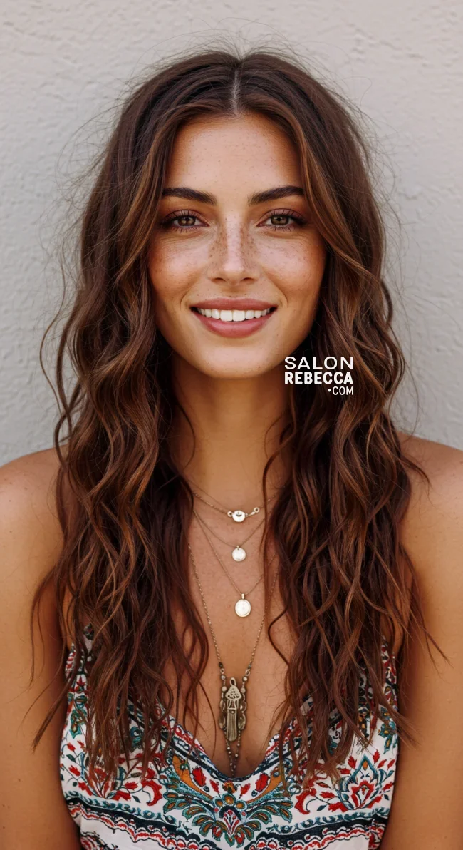 15. Loose Bohemian Waves | Hairstyle Trends: A Comprehensive Guide For The Latest Hair Fashion