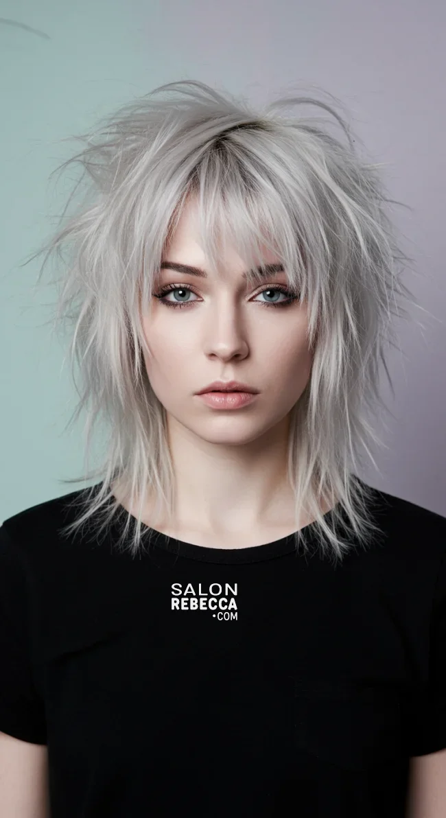 6. Choppy Wolf Cut | Most Beautiful Wolf Cut Hairstyles For This Winter