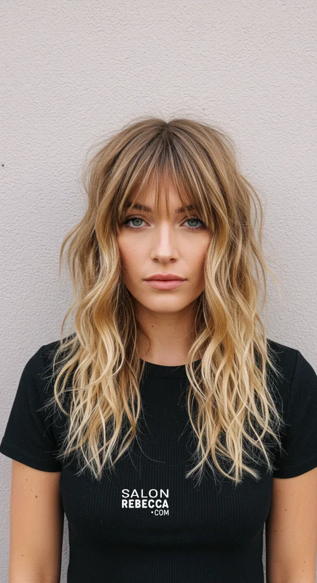 11. Wavy Wolf Cut | Most Beautiful Wolf Cut Hairstyles For This Winter